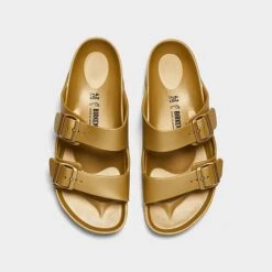 Men's Birkenstock Essentials Arizona EVA Sandals Metallic Gold - 1022433 750 12 Men's Birkenstock Essentials Arizona EVA Sandals Metallic Gold - 1022433 750 -Stealth Fit Shop 1022433 750 P5