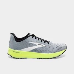 Men's Brooks Hyperion Tempo Running Shoes Grey/Black/Nightlife - 1103391B 099