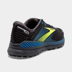 Men's Brooks Adrenaline GTS 22 Running Shoes Black/Blue/Nightlife - 1103661D 069 -Stealth Fit Shop 1103661D 069 P4