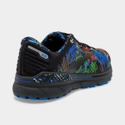 Men's Brooks Adrenaline GTS 22 Running Shoes Black/Blue/Cherry Tomato - 1103661D 084 11 Men's Brooks Adrenaline GTS 22 Running Shoes Black/Blue/Cherry Tomato - 1103661D 084 -Stealth Fit Shop 1103661D 084 P4