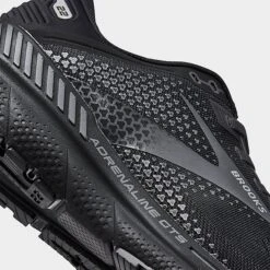 Men's Brooks Adrenaline GTS 22 Running Shoes (Wide Width 2E) Black/Ebony/Blackened Pearl - 1103662E 020 -Stealth Fit Shop 1103662E 020 P3