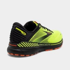 Men's Brooks Adrenaline GTS 22 Running Shoes Nightlife/Black/Flame - 110366D 736 -Stealth Fit Shop 110366D 736 P4