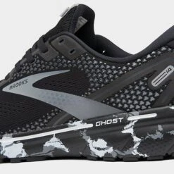 Men's Brooks Ghost 14 Running Shoes Black/Grey/White - 1103691D 090 10 Men's Brooks Ghost 14 Running Shoes Black/Grey/White - 1103691D 090 -Stealth Fit Shop 1103691D 090 P3