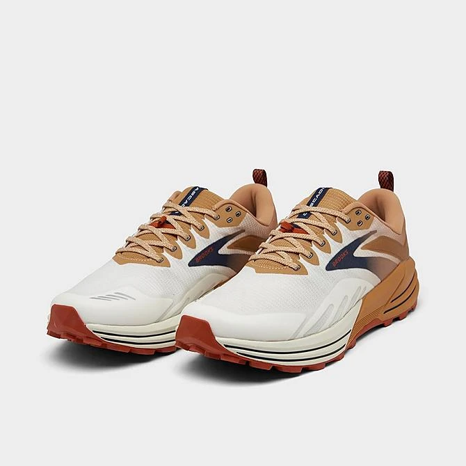 Men's Brooks Cascadia 16 Trail Running Shoes White/Biscuit/Rooibos - 1103761D 173 4 Men's Brooks Cascadia 16 Trail Running Shoes White/Biscuit/Rooibos - 1103761D 173 - Image 2