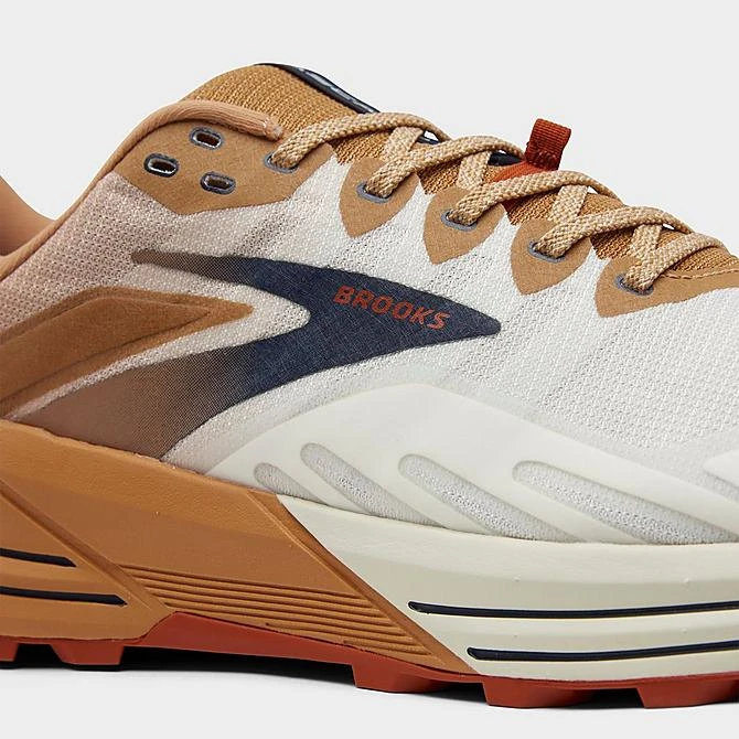Men's Brooks Cascadia 16 Trail Running Shoes White/Biscuit/Rooibos - 1103761D 173 5 Men's Brooks Cascadia 16 Trail Running Shoes White/Biscuit/Rooibos - 1103761D 173 - Image 3
