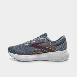 Men's Brooks Glycerin 20 Running Shoes Grey/Chili Oil/Orange - 1103821D 034 -Stealth Fit Shop 1103821D 034 P3