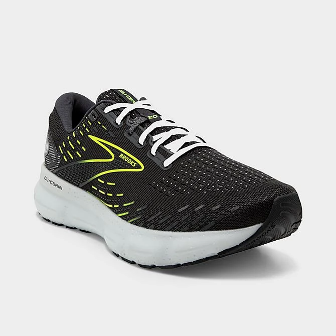 Men's Brooks Glycerin 20 Running Shoes Ebony/White/Nightlife - 1103821D 047 4 Men's Brooks Glycerin 20 Running Shoes Ebony/White/Nightlife - 1103821D 047 - Image 2