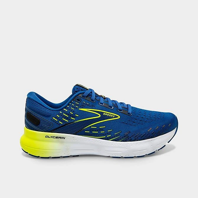 Men's Brooks Glycerin 20 Running Shoes Blue/Nightlife/White - 1103821D 482 3 Men's Brooks Glycerin 20 Running Shoes Blue/Nightlife/White - 1103821D 482