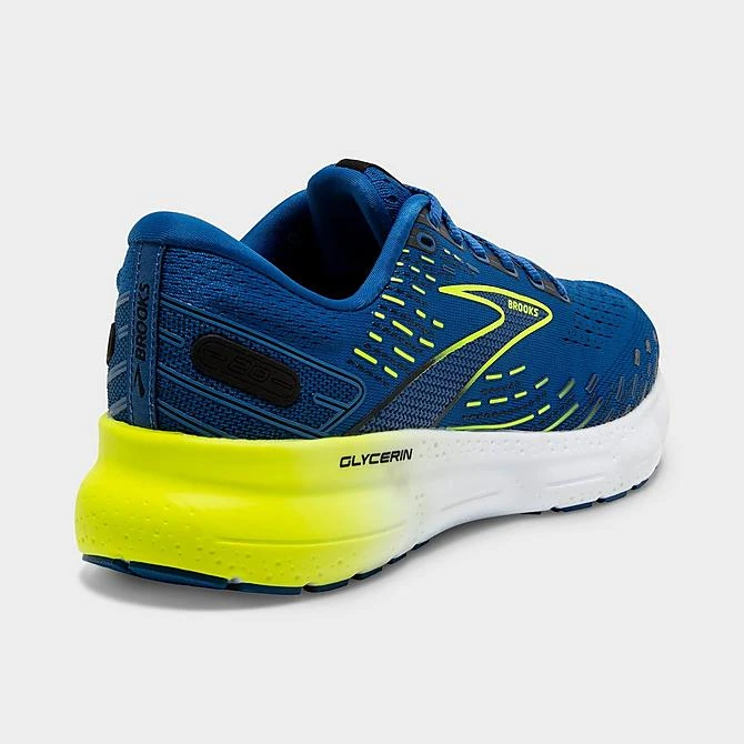 Men's Brooks Glycerin 20 Running Shoes Blue/Nightlife/White - 1103821D 482 6 Men's Brooks Glycerin 20 Running Shoes Blue/Nightlife/White - 1103821D 482 - Image 4