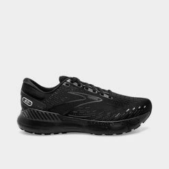 Men's Brooks Glycerin GTS 20 Running Shoes Black/Black/Ebony - 1103831D 020