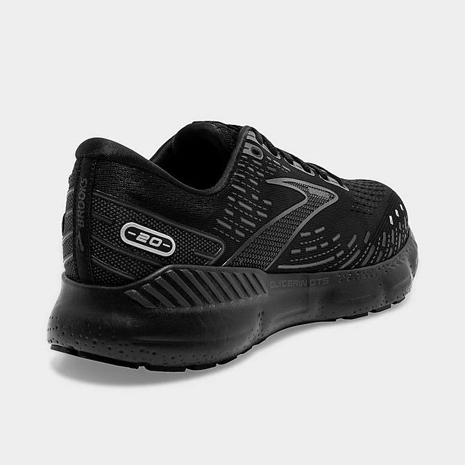 Men's Brooks Glycerin GTS 20 Running Shoes Black/Black/Ebony - 1103831D 020 6 Men's Brooks Glycerin GTS 20 Running Shoes Black/Black/Ebony - 1103831D 020 - Image 4