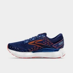 Men's Brooks Glycerin GTS 20 Running Shoes Blue Depths/Palace Blue/Orange - 1103831D 444 10 Men's Brooks Glycerin GTS 20 Running Shoes Blue Depths/Palace Blue/Orange - 1103831D 444 -Stealth Fit Shop 1103831D 444 P3