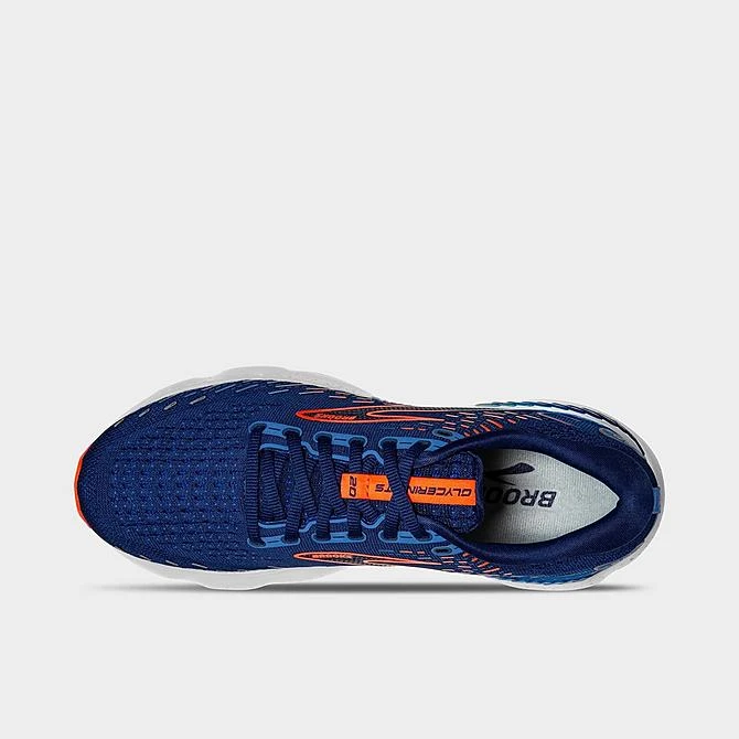 Men's Brooks Glycerin GTS 20 Running Shoes Blue Depths/Palace Blue/Orange - 1103831D 444 7 Men's Brooks Glycerin GTS 20 Running Shoes Blue Depths/Palace Blue/Orange - 1103831D 444 - Image 5