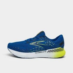 Men's Brooks Glycerin GTS 20 Running Shoes Blue/Nightlife/White - 1103831D 482