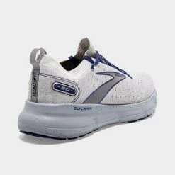 Men's Brooks Glycerin StealthFit 20 Running Shoes Oyster/Alloy/Blue Depths - 1103841D 081 -Stealth Fit Shop 1103841D 081 P4