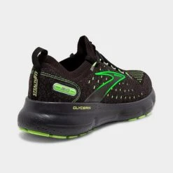 Men's Brooks Glycerin StealthFit 20 Running Shoes Black/Pearl/Green Gecko - 1103841D 092 -Stealth Fit Shop 1103841D 092 P4