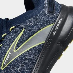 Men's Brooks Glycerin StealthFit 20 Running Shoes Blue/Ebony/Lime - 1103841D 404 10 Men's Brooks Glycerin StealthFit 20 Running Shoes Blue/Ebony/Lime - 1103841D 404 -Stealth Fit Shop 1103841D 404 P3