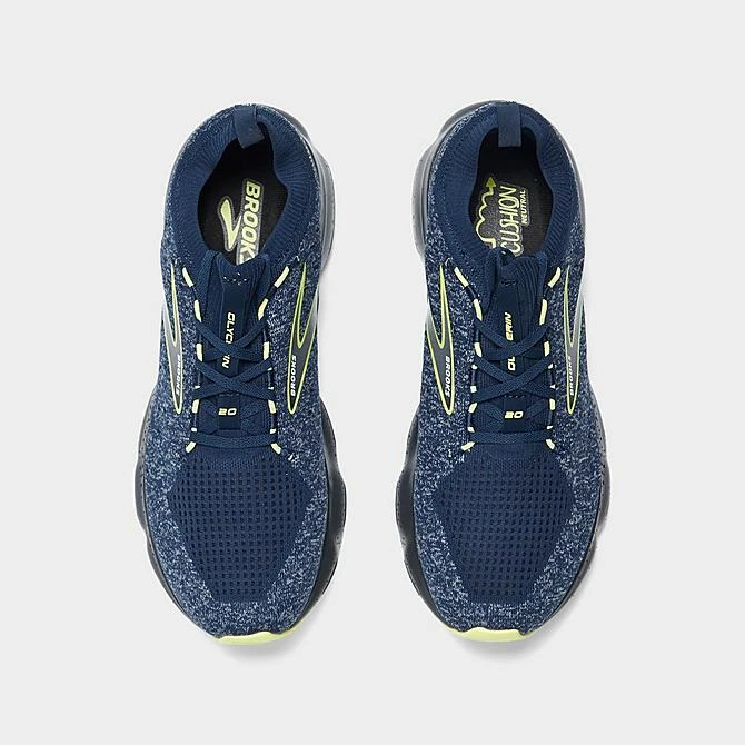 Men's Brooks Glycerin StealthFit 20 Running Shoes Blue/Ebony/Lime - 1103841D 404 7 Men's Brooks Glycerin StealthFit 20 Running Shoes Blue/Ebony/Lime - 1103841D 404 - Image 5