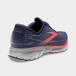 Men's Brooks Trace 2 Road Running Shoes Peacoat/Grey/Red - 1103881D 420 -Stealth Fit Shop 1103881D 420 P4