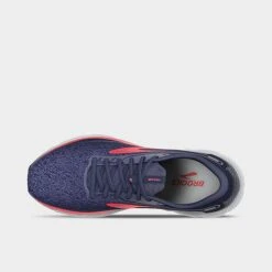 Men's Brooks Trace 2 Road Running Shoes Peacoat/Grey/Red - 1103881D 420 -Stealth Fit Shop 1103881D 420 P5