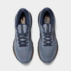 Men's Brooks Ghost 15 Running Shoes Flintstone/Peacoat/Oak - 1103931D 025 -Stealth Fit Shop 1103931D 025 P5