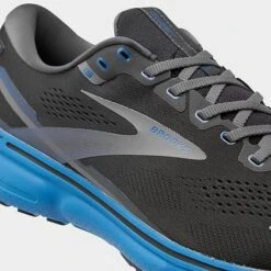 Men's Brooks Ghost 15 Running Shoes Black/Blackened Pearl/Blue - 1103931D 056 10 Men's Brooks Ghost 15 Running Shoes Black/Blackened Pearl/Blue - 1103931D 056 -Stealth Fit Shop 1103931D 056 P3