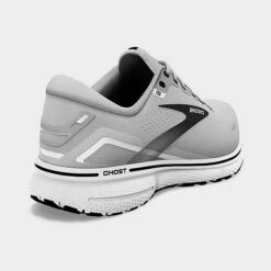 Men's Brooks Ghost 15 Running Shoes Alloy/Oyster/Black - 1103931D 098 -Stealth Fit Shop 1103931D 098 P4