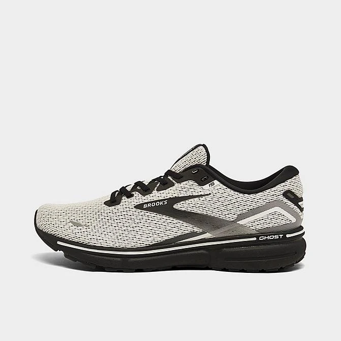 Men's Brooks Ghost 15 Running Shoes White/Black - 1103931D 121 3 Men's Brooks Ghost 15 Running Shoes White/Black - 1103931D 121