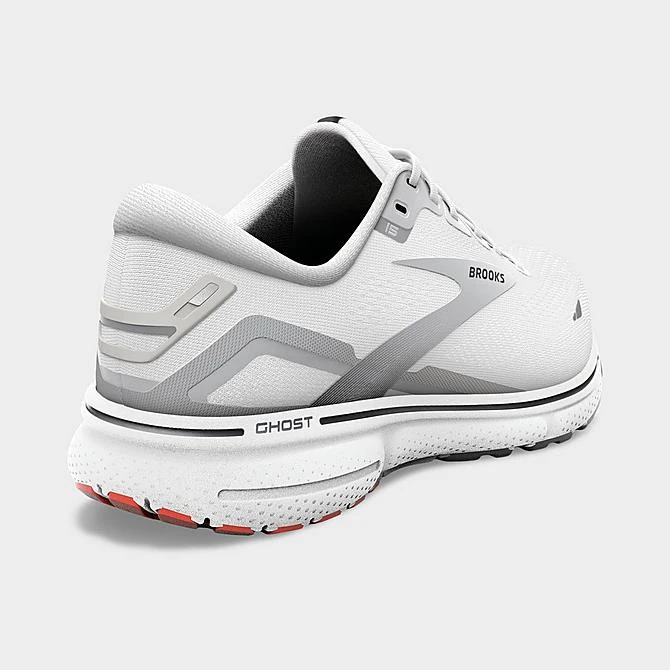 Men's Brooks Ghost 15 Running Shoes White/Black/Flame - 1103931D 184 6 Men's Brooks Ghost 15 Running Shoes White/Black/Flame - 1103931D 184 - Image 4
