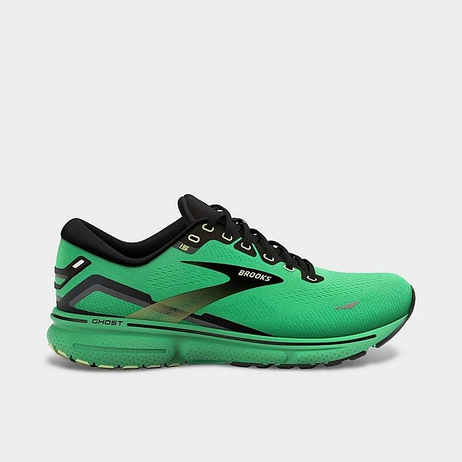 Men's Brooks Ghost 15 Running Shoes Green/Black/Sharp Green - 1103931D 360 3 Men's Brooks Ghost 15 Running Shoes Green/Black/Sharp Green - 1103931D 360