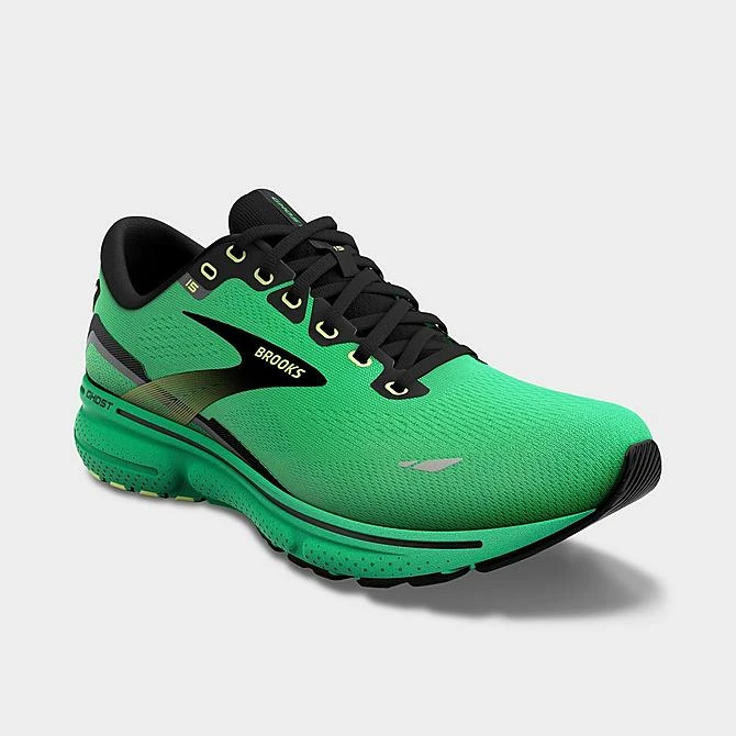 Men's Brooks Ghost 15 Running Shoes Green/Black/Sharp Green - 1103931D 360 4 Men's Brooks Ghost 15 Running Shoes Green/Black/Sharp Green - 1103931D 360 - Image 2