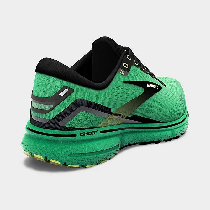 Men's Brooks Ghost 15 Running Shoes Green/Black/Sharp Green - 1103931D 360 6 Men's Brooks Ghost 15 Running Shoes Green/Black/Sharp Green - 1103931D 360 - Image 4