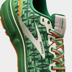 Men's Brooks Ghost 15 Running Shoes Green/White/Orange - 1103931D 371 10 Men's Brooks Ghost 15 Running Shoes Green/White/Orange - 1103931D 371 -Stealth Fit Shop 1103931D 371 P3