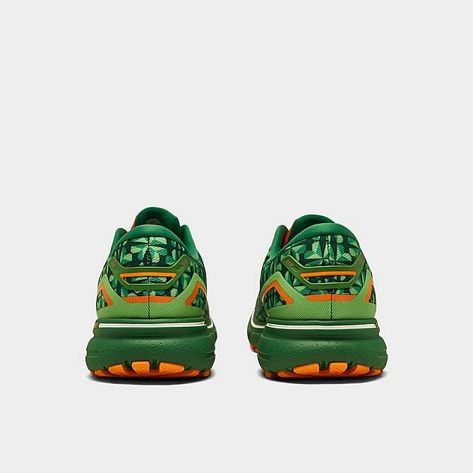 Men's Brooks Ghost 15 Running Shoes Green/White/Orange - 1103931D 371 6 Men's Brooks Ghost 15 Running Shoes Green/White/Orange - 1103931D 371 - Image 4