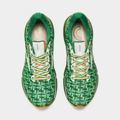Men's Brooks Ghost 15 Running Shoes Green/White/Orange - 1103931D 371 12 Men's Brooks Ghost 15 Running Shoes Green/White/Orange - 1103931D 371 -Stealth Fit Shop 1103931D 371 P5