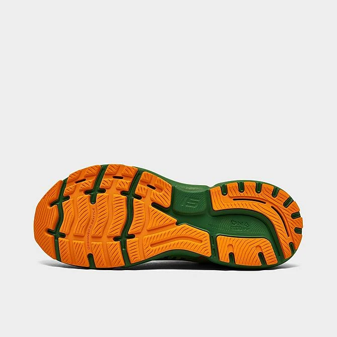 Men's Brooks Ghost 15 Running Shoes Green/White/Orange - 1103931D 371 8 Men's Brooks Ghost 15 Running Shoes Green/White/Orange - 1103931D 371 - Image 6