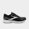 Men's Brooks Ghost 15 Running Shoes (Wide Width 2E) Black/Blackened Pearl/White - 1103932E 012 -Stealth Fit Shop 1103932E 012 P1
