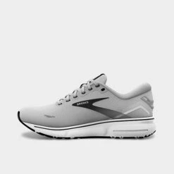 Men's Brooks Ghost 15 Running Shoes (Wide Width 4E) Alloy/Oyster/Black - 1103934E 098 -Stealth Fit Shop 1103934E 098 P3