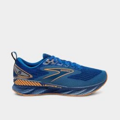 Men's Brooks Levitate GTS 6 Running Shoes Classic Blue/Orange - 1103961D 405