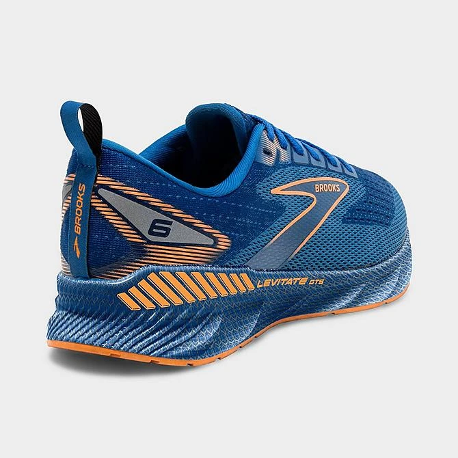 Men's Brooks Levitate GTS 6 Running Shoes Classic Blue/Orange - 1103961D 405 6 Men's Brooks Levitate GTS 6 Running Shoes Classic Blue/Orange - 1103961D 405 - Image 4