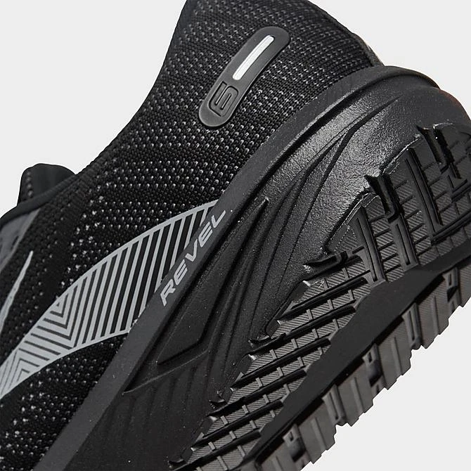 Men's Brooks Revel 6 Running Shoes Black/Blackened Pearl/Grey - 1103981D 072 5 Men's Brooks Revel 6 Running Shoes Black/Blackened Pearl/Grey - 1103981D 072 - Image 3