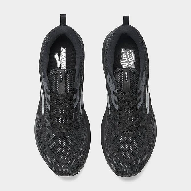 Men's Brooks Revel 6 Running Shoes Black/Blackened Pearl/Grey - 1103981D 072 7 Men's Brooks Revel 6 Running Shoes Black/Blackened Pearl/Grey - 1103981D 072 - Image 5