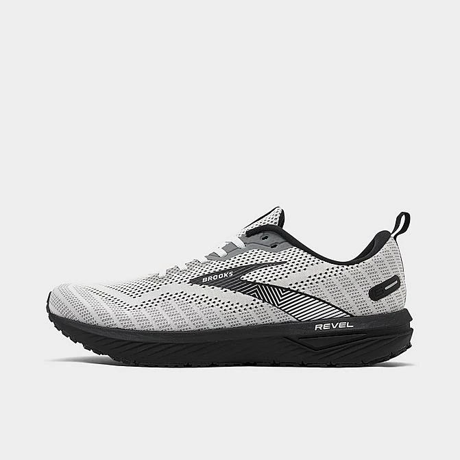 Men's Brooks Revel 6 Running Shoes White/Black - 1103981D 121 3 Men's Brooks Revel 6 Running Shoes White/Black - 1103981D 121
