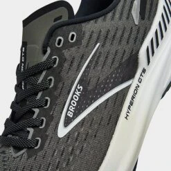 Men's Brooks Hyperion GTS Running Shoes Metal/Black/White - 1104081D 008 10 Men's Brooks Hyperion GTS Running Shoes Metal/Black/White - 1104081D 008 -Stealth Fit Shop 1104081D 008 P3