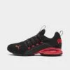 Men's Puma Axelion Block Training Shoes Puma Black/High Risk Red - 19348101 001 -Stealth Fit Shop 19348101 001 P1