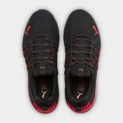 Men's Puma Axelion Block Training Shoes Puma Black/High Risk Red - 19348101 001 -Stealth Fit Shop 19348101 001 P5