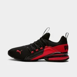 Men's Puma Axelion Break Training Shoes Puma Black/Red - 19497901 001