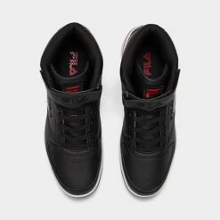 Men's Fila A-High Casual Shoes Black/White/Red - 1CM00540 014 -Stealth Fit Shop 1CM00540 014 P5
