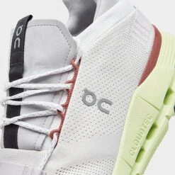 Men's On Cloudnova Running Shoes White/Limelight - 2698493 101 -Stealth Fit Shop 2698493 101 P3