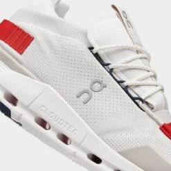 Men's On Cloudnova Running Shoes White/Red - 2698991 101 10 Men's On Cloudnova Running Shoes White/Red - 2698991 101 -Stealth Fit Shop 2698991 101 P3